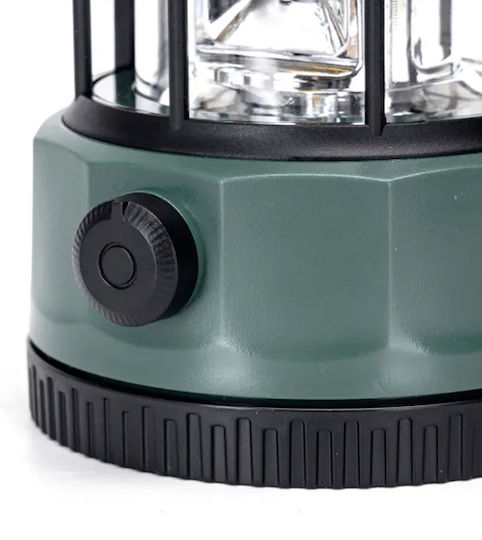 LED Wiederaufladbare Laterne Dimmbar 200lm Camping oder Angeln Warmweißes Licht Grün Aigostar