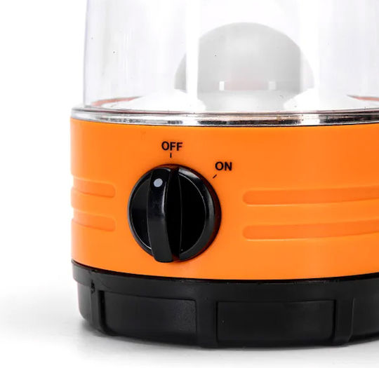 LED Laterne Batterien 55lm Camping oder Angeln Griff Warmweißes Licht Orange Aigostar
