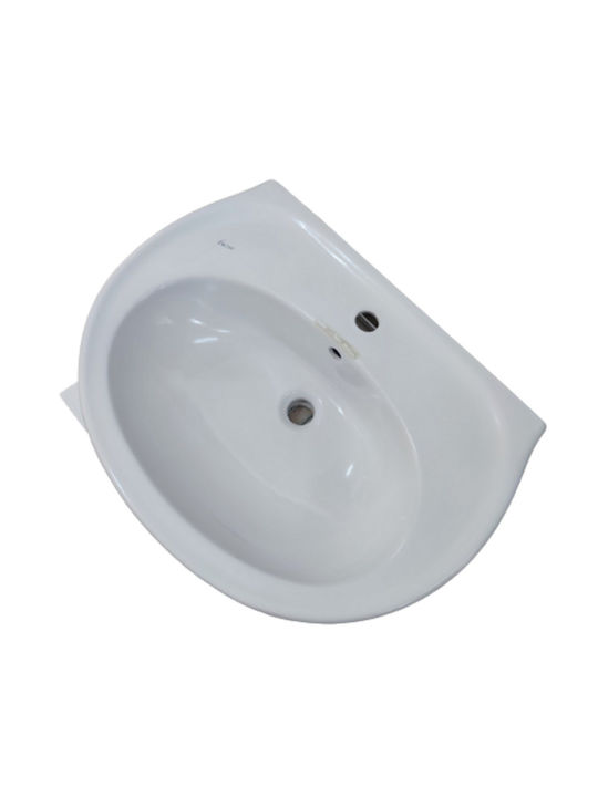 Incea Aufgesetztes Waschbecken Porzellan 65x50cm Porcelain