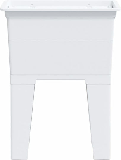 vidaXL Επικαθήμενος Νιπτήρας Πορσελάνης 59x41cm Λευκός