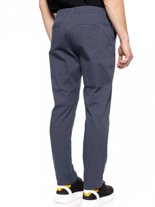 Pantaloni Chino Elastic Indigo