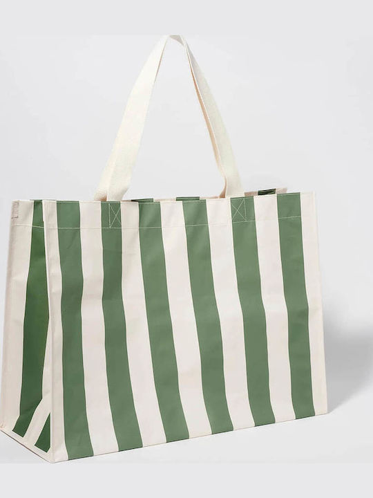 Sunnylife Fabric Beach Bag Green