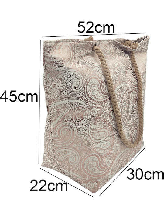 Gift-Me Fabric Beach Bag with Wallet Gold