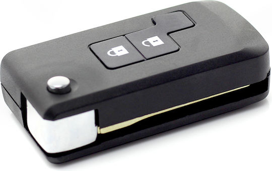 CarGuard Carcasă cheie auto cu lamă cu 3 butoane pentru Nissan