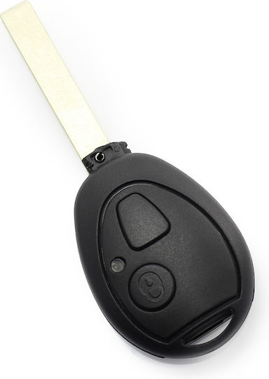 CarGuard Carcasă cheie auto cu lamă cu 2 butoane pentru Mini Cooper