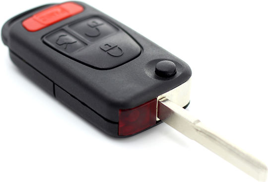 CarGuard Κέλυφος Κλειδιού Αυτοκινήτου με Λάμα με 3 Κουμπιά για Mercedes Benz