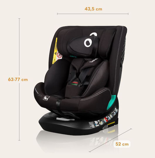 Lionelo Bastian One Scaun Auto pentru Copii i-Size cu Isofix Blue Navy