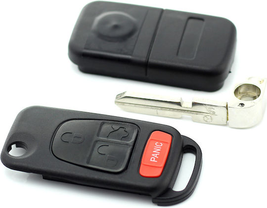 CarGuard Κέλυφος Κλειδιού Αυτοκινήτου με Λάμα με 3 Κουμπιά για Mercedes Benz