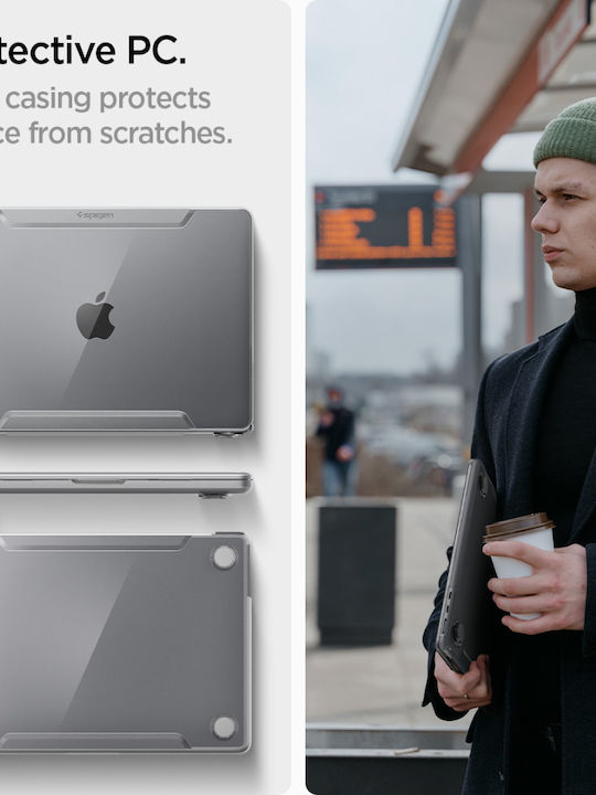 Θήκη Spigen Sgp Thin Fit Apple Macbook Air 15 M5 2026 M4 2025 M3 2024 M2 2023 Model 2941 Διαφανο Acs06957