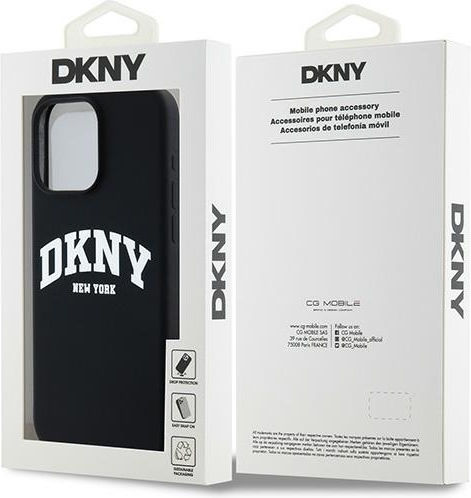 DKNY Liquid Umschlag Rückseite Silikon / Kunststoff Weiß (iPhone 15 Pro Max)