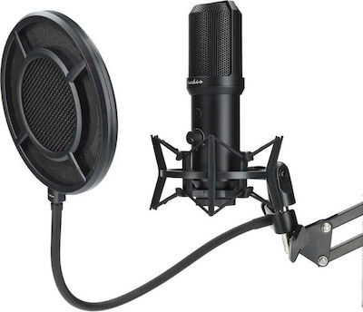 Nedis Microphone USB Streaming & Gaming Shock Mounted/Clip On Mounting