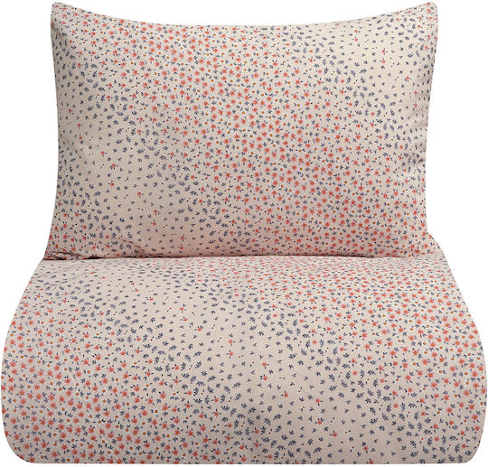 Beauty Home Bettbezug-Set Einzelbett mit Kissenbezug 165x245 Moritz Art 12093 Somon