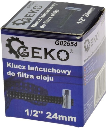 Geko Κλειδί Φίλτρου Λαδιού με Αλυσίδα 50mm