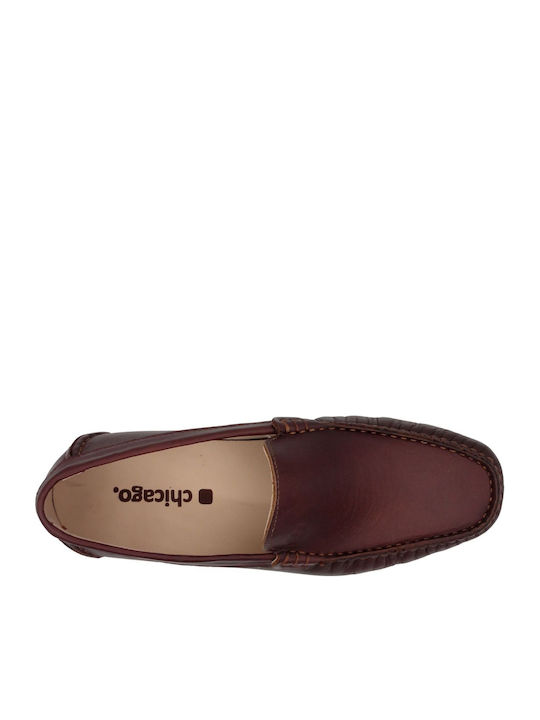 Mocasini barbati in Tabac maro Culori