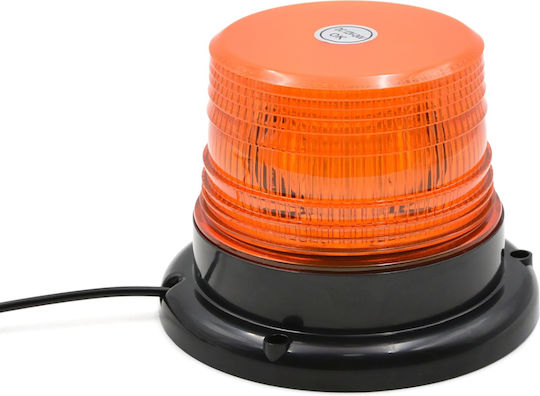 Geko Auto-Leuchtturm 12 / 24V 13cm mit Orange Beleuchtung