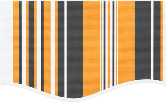 vidaXL Markisenstoff Mehrfarbig mit PU-Beschichtung 3.5x5m