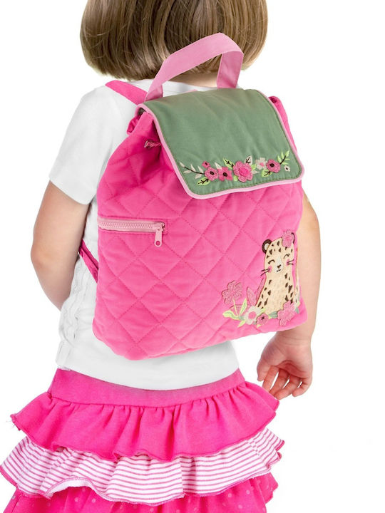 Stephen Joseph Quilted Leopard Bag Backpack Pink Stephen Joseph Quilted Leopard Bag Backpack Pink