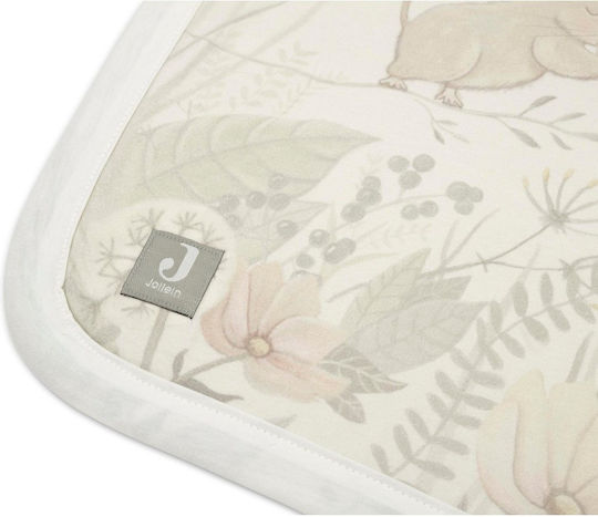 Jollein Decke Wickeltücher für Kinderzimmer Samt Beige 75x100cm