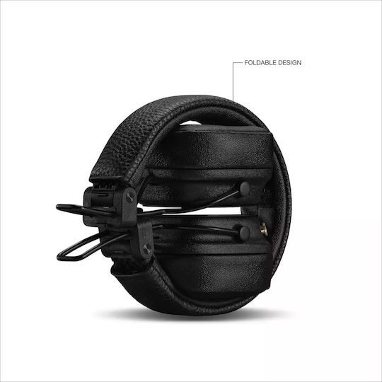 Marshall Major V Ασύρματα / Ενσύρματα On Ear Ακουστικά με 100 ώρες Λειτουργίας και Quick Charge Μαύρα