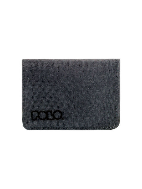 Polo Ανδρικό Πορτοφόλι Καρτών με RFID Γκρι