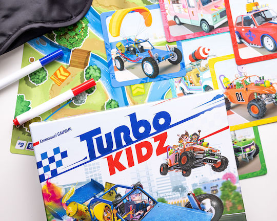 Board Game Turbo Kidz for 2-6 Players 7+ Years Old (EN) Scorpion Masque