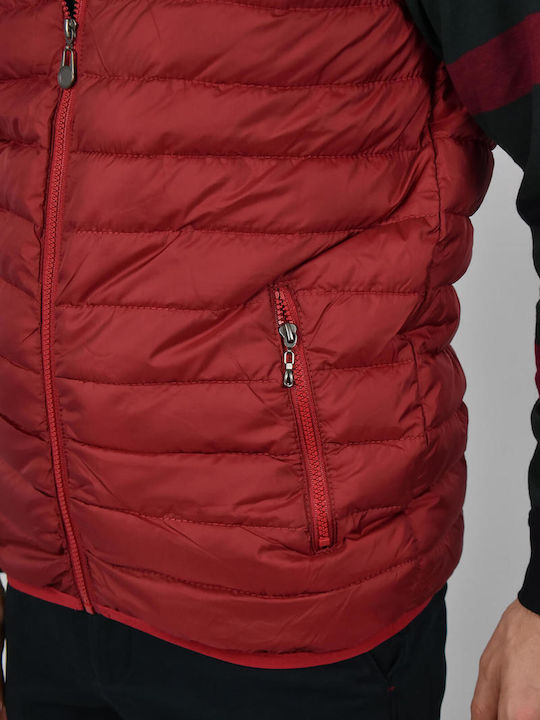 Sleeveless Jacket Red