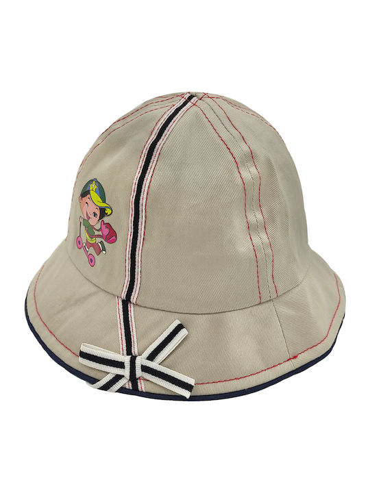 Gift-Me Παιδικό Καπέλο Bucket Μπεζ