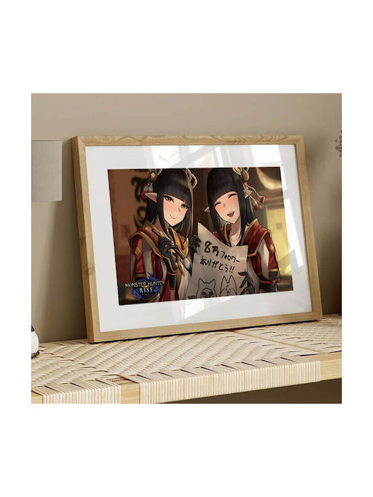 Posters Poster Hinoa Monster Hunter Rise Paper 50x40cm