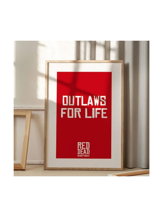 Αφίσες Poster Outlaws Life Χαρτί 50x70cm