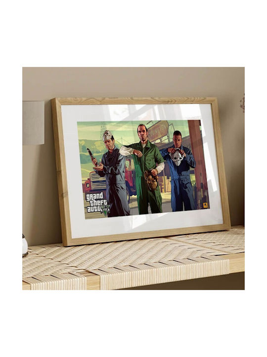 Posters Poster Gta V Paper 100x70cm