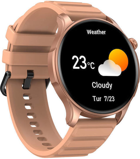 Zeblaze Btalk 3 Pro Smartwatch cu Pulsometru (Roz)