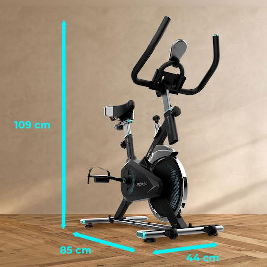 Cecotec DrumFit Indoor 6000 Compact Ποδήλατο Spinning Μαγνητικό με Ροδάκια
