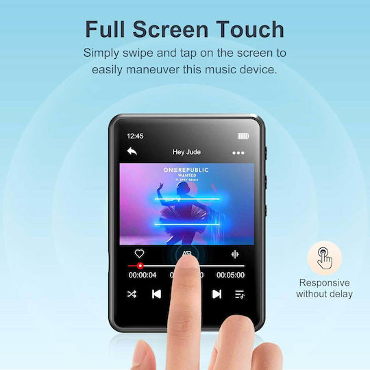 MECHEN M3 MP3 Player (64GB) with LCD / TFT Touch Screen 2.4" Black