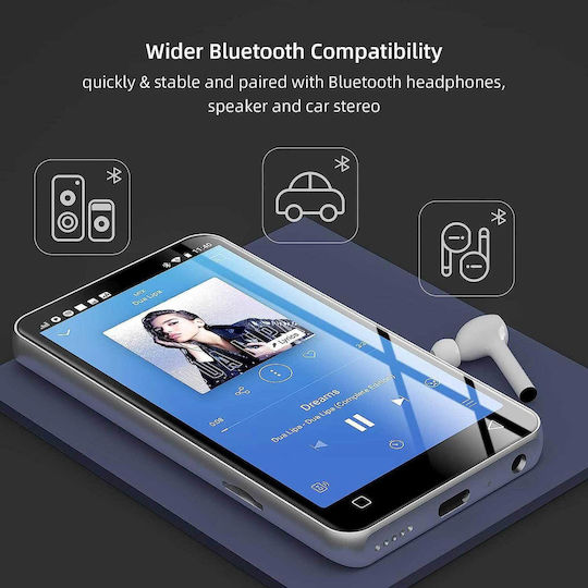 Innioasis ‎G1 MP3 Player (80GB) with LCD Touch Screen 4" White