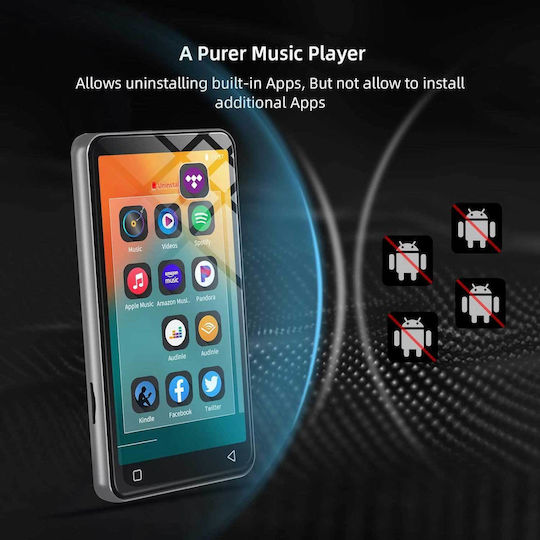 Innioasis ‎G1 MP3 Player (80GB) with LCD Touch Screen 4" White