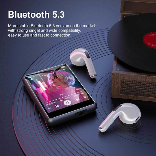 SWOFY M4 MP3-Spieler (64GB) mit IPS / TFT Touchscreen 2.4" Schwarz