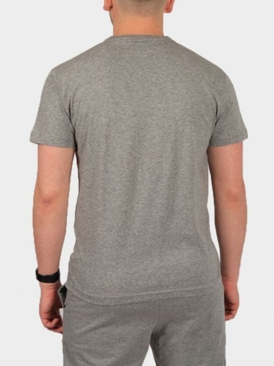 Emporio Armani T-shirt Bărbătesc cu Mânecă Scurtă Grey