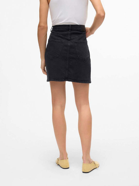 Vero Moda Denim Mini Skirt in Black color