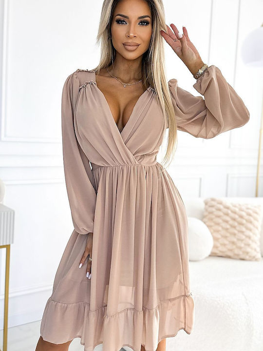 Numoco Evening Dress Beige