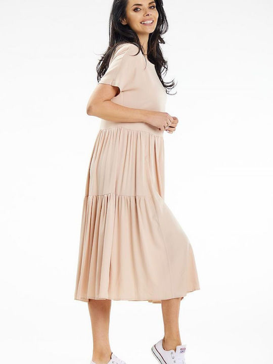 Awama Kleid Beige