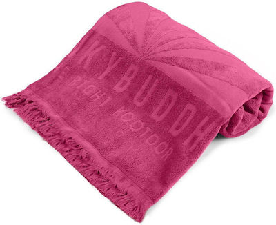 Funky Buddha Beach Towel Purple 90x170cm.