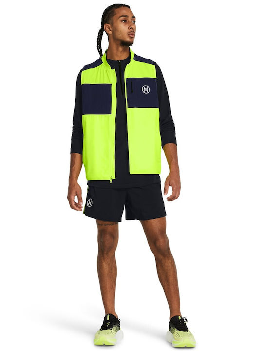 Ärmellos Jacke Gelb