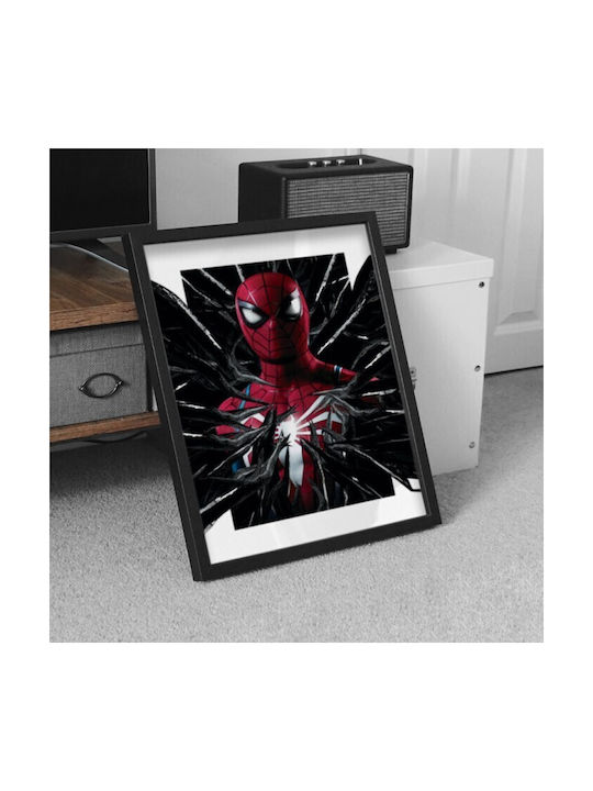 Walls Kinder Wandkunst Gerahmt Spiderman Venom 20x30cm