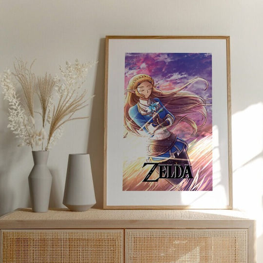 Walls Kids Wall Art Princess Zelda Framed 40x50cm