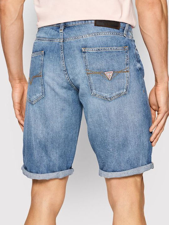 Guess Men's Shorts Jeans Blue