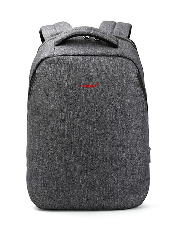 Tigernu Τσάντα Πλάτης για Laptop 14" με Θύρα USB σε Γκρι χρώμα T-B3164 14