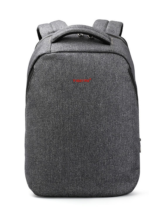Tigernu Τσάντα Πλάτης για Laptop 14" με Θύρα USB σε Γκρι χρώμα T-B3164 14
