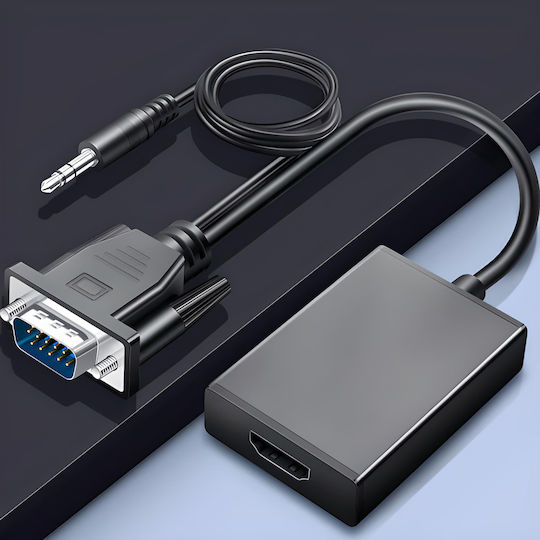 Konverter 3.5mm / VGA männlich zu HDMI männlich 1 Stück E394