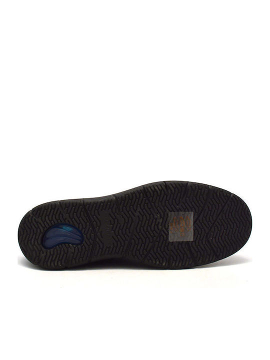 Leder Herren Freizeitschuhe Schwarz