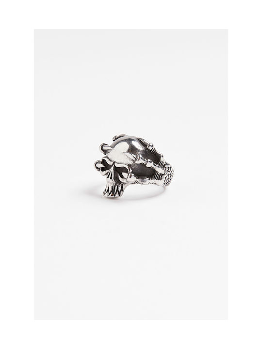 Silver Skull Ring Aristoteli Bitsiani